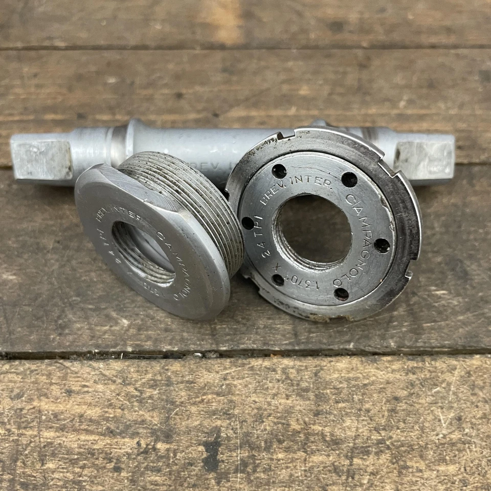 Soporte inferior Campagnolo vintage 68-SS-120 BSA 1.370 24TPI rifle inglés Foto 2 de 4