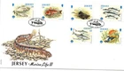 1998 JERSEY - MARINE LIFE III FDC FROM COLLECTION V16