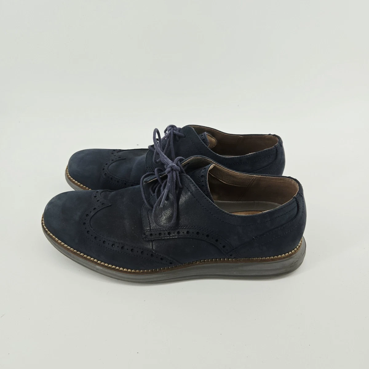 Cole Haan Suede Blue Dress Shoes for Men for sale | eBay