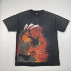 Vintage Marvel Wolverine Shirt Mens Large Black Michael Turner Faded AOP Y2K