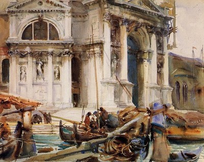 John Sargent Santa Maria della Salute 1904 17''x 22'' Archival Art Print