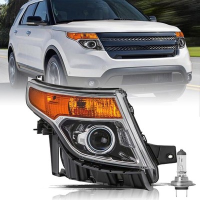 Headlight Factory Halogen Passenger Side Headlamp For 2011-2015 Ford Explorer 