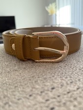 FASHIONGEN - Woman Italian Leather Belt,2cm Width Ladies Belt For Dress, Pants,