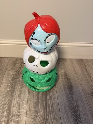 Disney Nightmare Before Christmas Deko Halloween 3 Stapel Licht Jack Sally Oogie