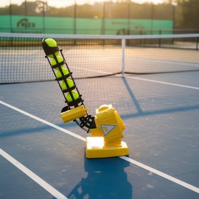 Automatic Sphere Thrower Rectangular Base Play Set Foam Balls