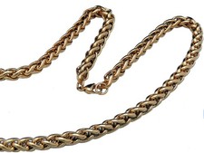 Gruby Z?oty ?a?cuch M?ski Stal 316l 18k Z?ocenie 59cm 8mm