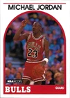 1989-90 Hoops MICHAEL JORDAN All Star Card 21 Chicago Bulls HOF