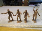 Vintage Marx 6" Figure Plastic Man From Uncle Spy Brown Set Bad Guys Marked J66