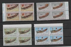 MOÇAMBIQUE - GALEOTAS. QUADRAS. LOT. MNH