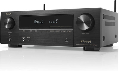 Denon AVR-X1700H 7.2 Channel AV Receiver - 80W/Channel, Advanced 8K HDMI Video W
