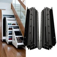 ACXFOND 1 Pair Undermount Heavy Duty Drawer Slides 16 Inch Full Extension Dra...