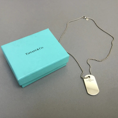 Tiffany & Co. | 2003 ID Dog Tag Anhänger | 925 Sterling Silber | Legacy Item