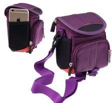 Navitech Purple Bag For Fujifilm X-T30 Mirrorless Camera