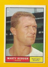 73573  1961 Topps #146 Marty Keough SENATORS EX/MT-NM