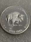 SILVER 1983 AMERICAN CENTENNIAL CELEBRATION BUFFALO 1 TROY OZ .999 FINE SILVER
