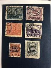 Polish stamps, 1920-1924 y. used