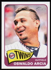 2014 Topps Heritage Oswaldo Arcia Minnesota Twins #180