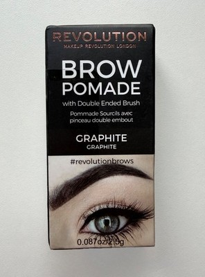 Makeup Revolution Brow Pomade Graphite Discontinued Brown & Black New Eyebrow