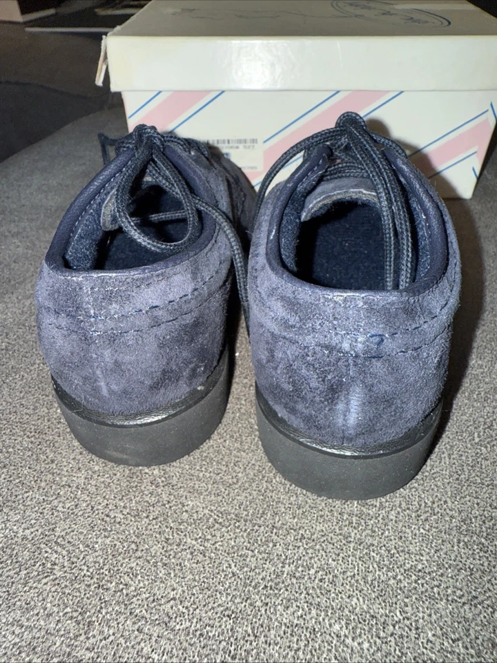 Zapatos de vestir de gamuza azul para niños pequeños talla 6 1/2 W Hush Puppies Nordstrom Foto 4 de 4