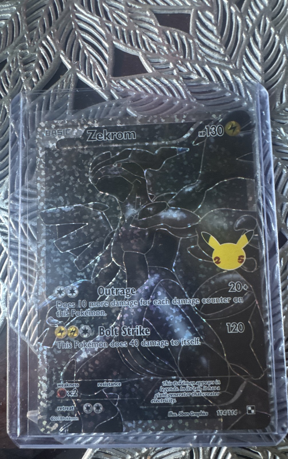 Zekrom (114 Full Art) 114/114 Black & White Holo