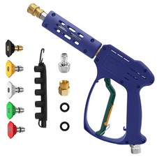 High Pressure Washer Gun 3/8" Quick Connect M22 5 Nozzles 5000PSI 8 GPM