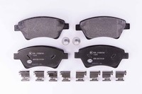 Vorderachse Hella 8DB 355 010-541 Bremsbelagsatz, Scheibenbremse FüR Renault