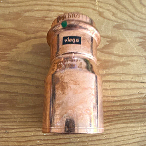 Viega ProPress Copper Straight Adapter 2 in x 1-1/2 in 22742