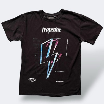 Trapstar T Shirt Größe M Black Rare 2020 Design Iconic UK Drill Grime Streetwear