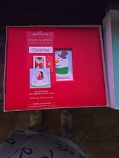 Hallmark Christmas Instant Scrapbook Photo Album 20 Embellished Pages Red