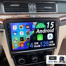 DAB+ Android 15 Autoradio Für Skoda Superb II 3T4 3T5 2008-2013 GPS Navi Carplay