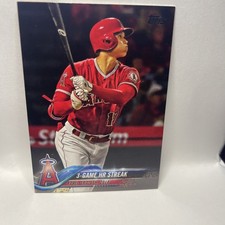 2018 Topps Update Series - Season Highlights Checklist Shohei Ohtani #US189 (RC)