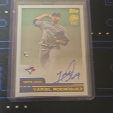 2024 Topps Archives - Rookie Autograph Yariel Rodriguez Blue Jays Fan Favorites…