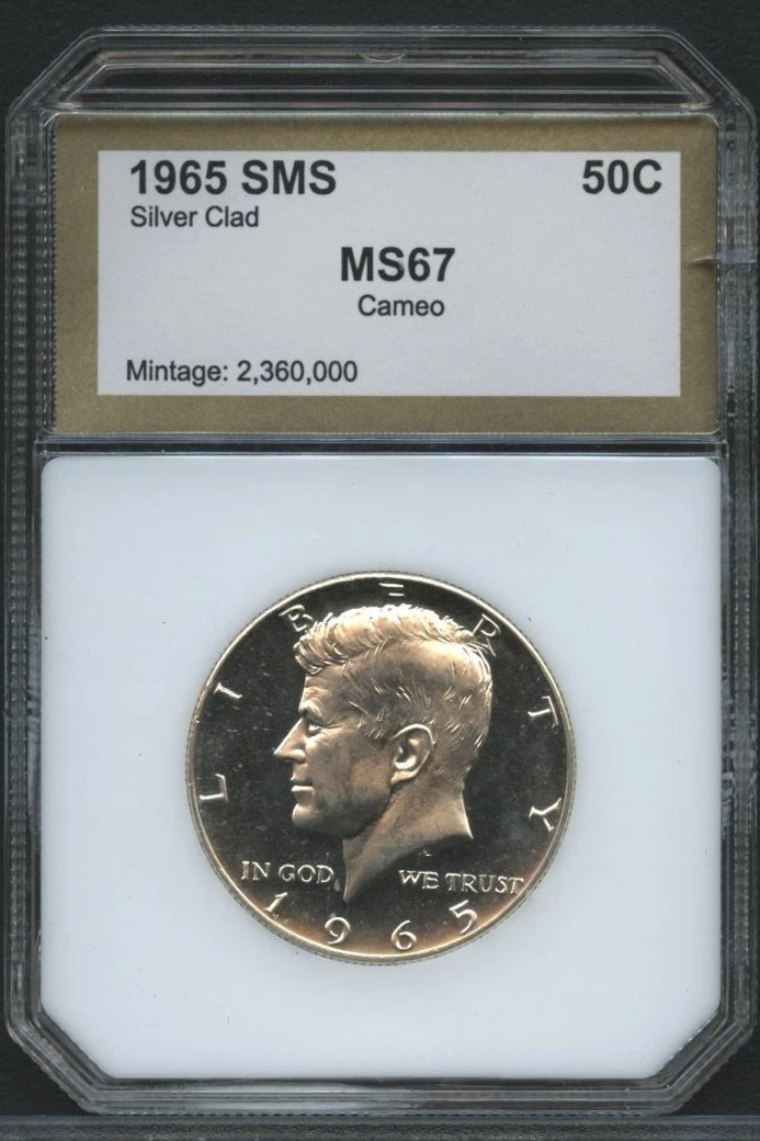 SMS Cameo Kennedy Half Dollars 1965 for sale | eBay