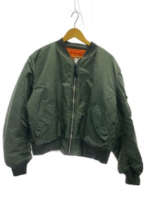 Alpha Industries 90S/Flight Jacket/Xl/Nylon/Khk/0615-00-573-8335// 3652