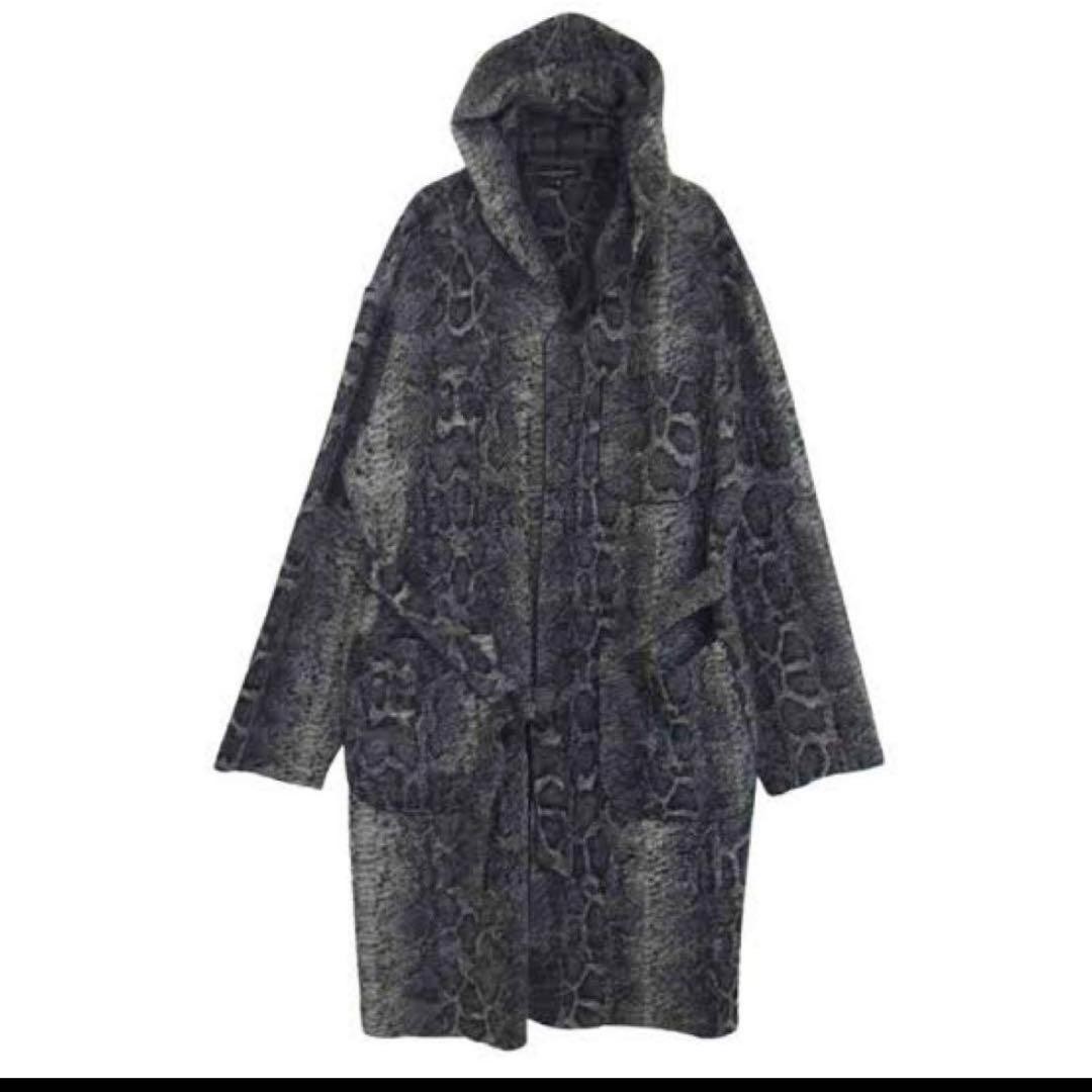 Engineered Garments Leopard Pattern Hoodie Gown M… - image 1