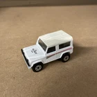 Vintage Matchbox Land Rover Ninety Bacardi Rum White 1:62 1987 Used