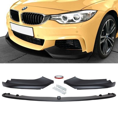 Frontspoiler Lippe Spoiler Schwarz Sport-Performance für BMW F32 F33 F36 M-Paket