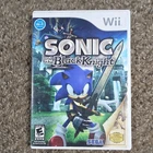 SEGA Sonic and the Black Knight Nintendo Wii- Tested- No Manual