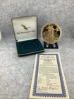 2002 Large 1/2 Lb Fine Silver Golden Eagle Gold Coin, Washington Mint