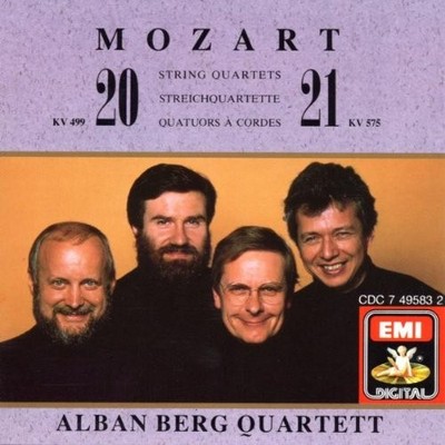 MOZART / ALBAN BERG - STRING QUARTETS 20  21 - cd - G3z