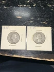 Silver Washington 2 Quarters – 1935 & 1937 – Circulated 90% Silver Lot