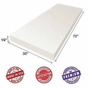 1 2 inch high density upholstery foam