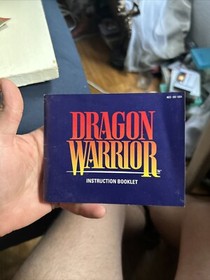 Dragon Warrior Instruction Booklet For Nintendo (NES) SUPER CLEAN!!!!!!!!!