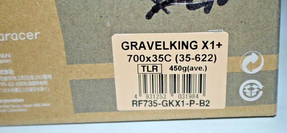 2024 Panaracer GravelKing X1+ 700x35 Black Tubeless Knobby Gravel Free Shipping! - Image 4 of 4