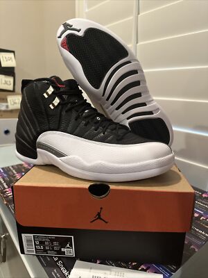 Size 12 - Nike Air Jordan 12 Retro Playoff White Black Red Size 12 - Nike Air Jordan 12 Retro Playoff White Black Red