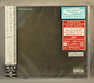 Kendrick LAMAR Untitled Unmastered Orig 2016 JAPAN Plastic Case CD UICS-1312 NEW
