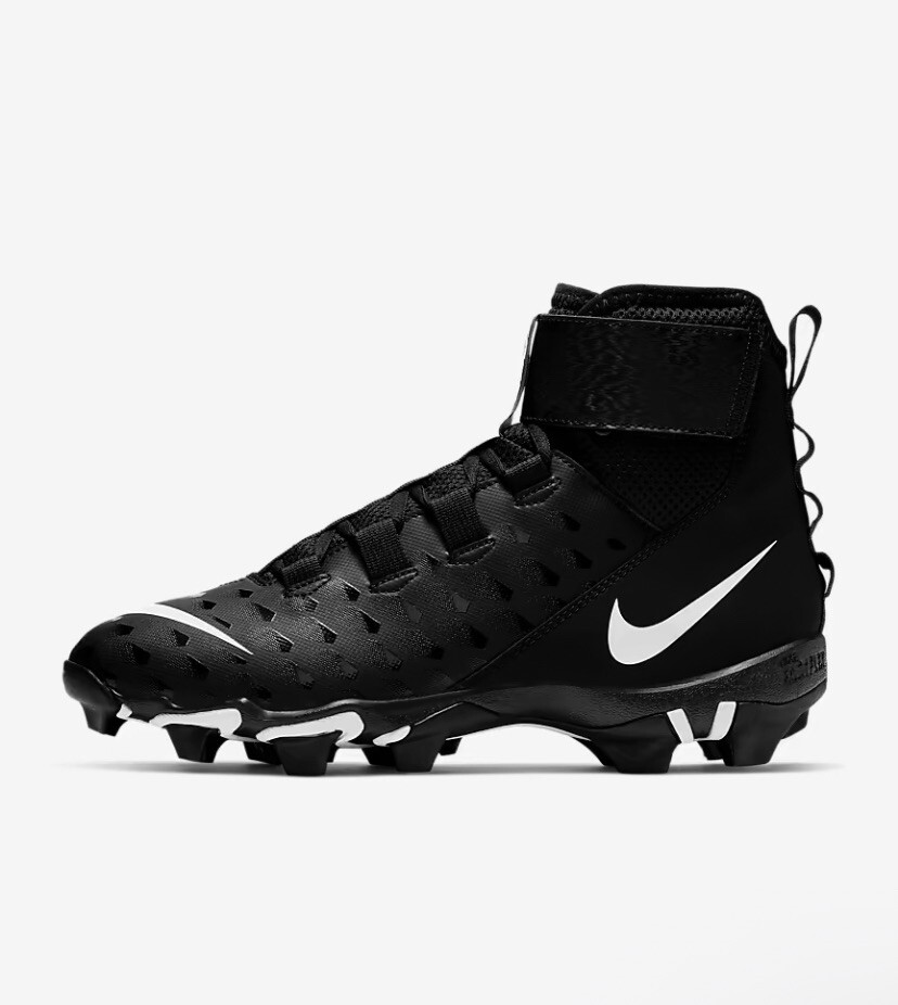 New Men\'s 10 Nike Force Savage Shark 2 Black Football Lineman Cleats AQ7722-001 Amazon.com | Nike mens Force Savage 2 Shark Football Cleat  main image 4