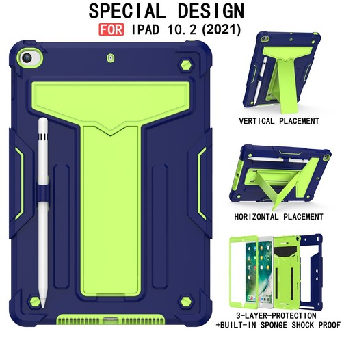 For iPad 9th Generation 10.2" Case Heavy Duty Shockproof Cover/ Screen Protector - Picture 47 of 47