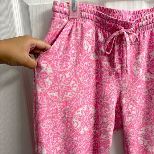 Pantaloni Vineyard Vines maglia pull on sabbia dollaro rosa cravatta vita elasticizzati leggeri - Foto 2 di 5
