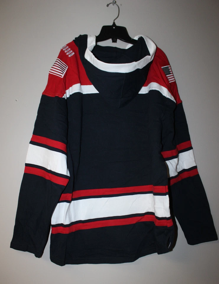 New MLB Boston Red Sox old time jersey style mid weight cotton hoodie men's XS - Image 4 of 4